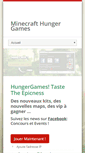 Mobile Screenshot of minecraft-hungergames.net